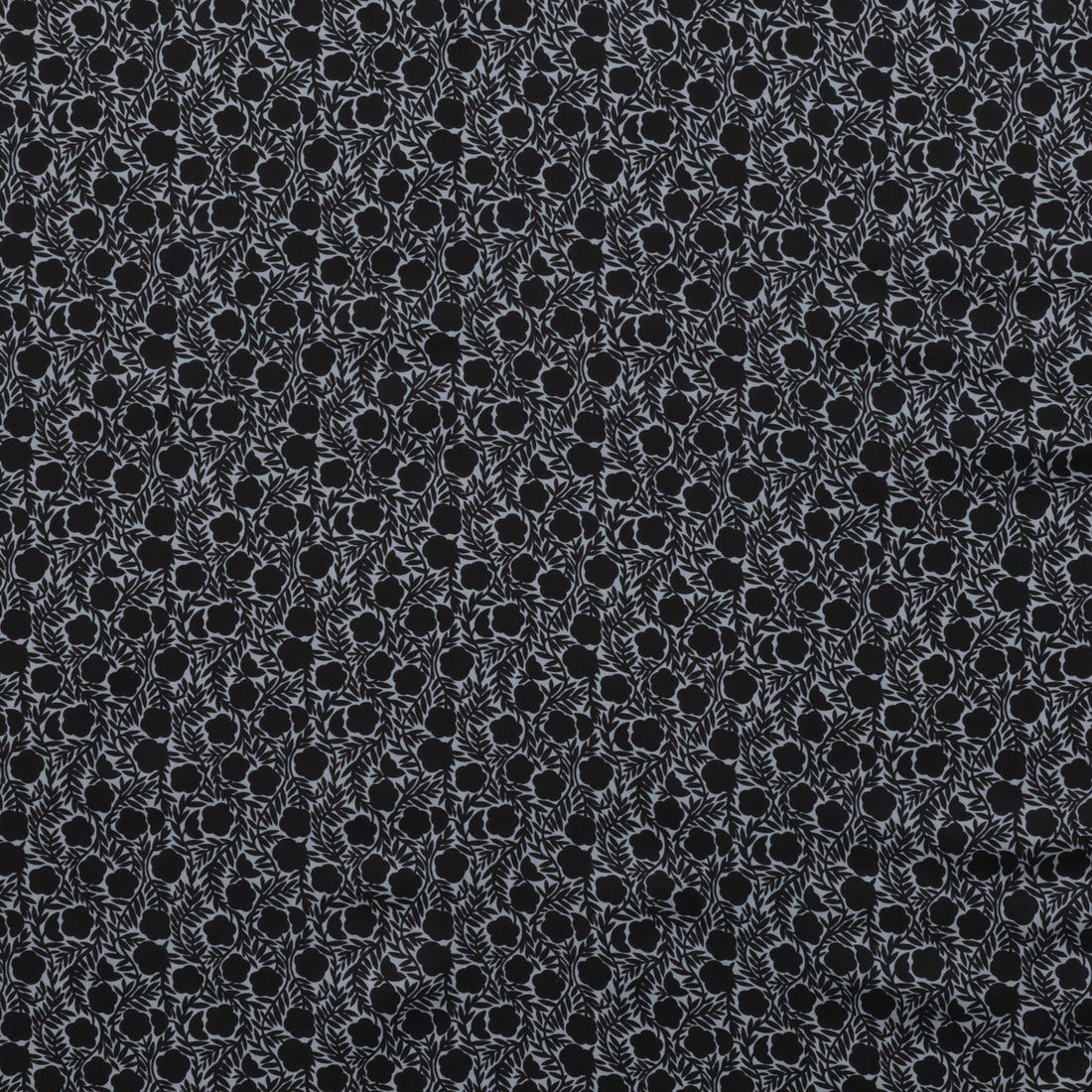 Figo - Rayon - Rhythm & Leaves - Chain Floral - Black