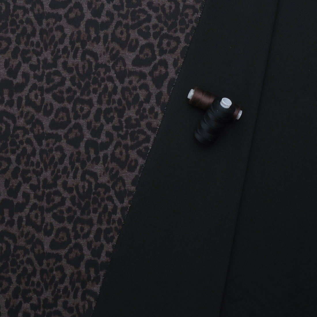 Poly Blend - Pippa - Ponte Print - Mocha