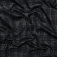 Poly Blend - Payton - Ponte Print - Cream Black