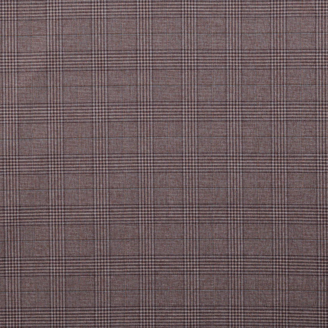 Poly Blend - Brody - Check Suiting - Mocha