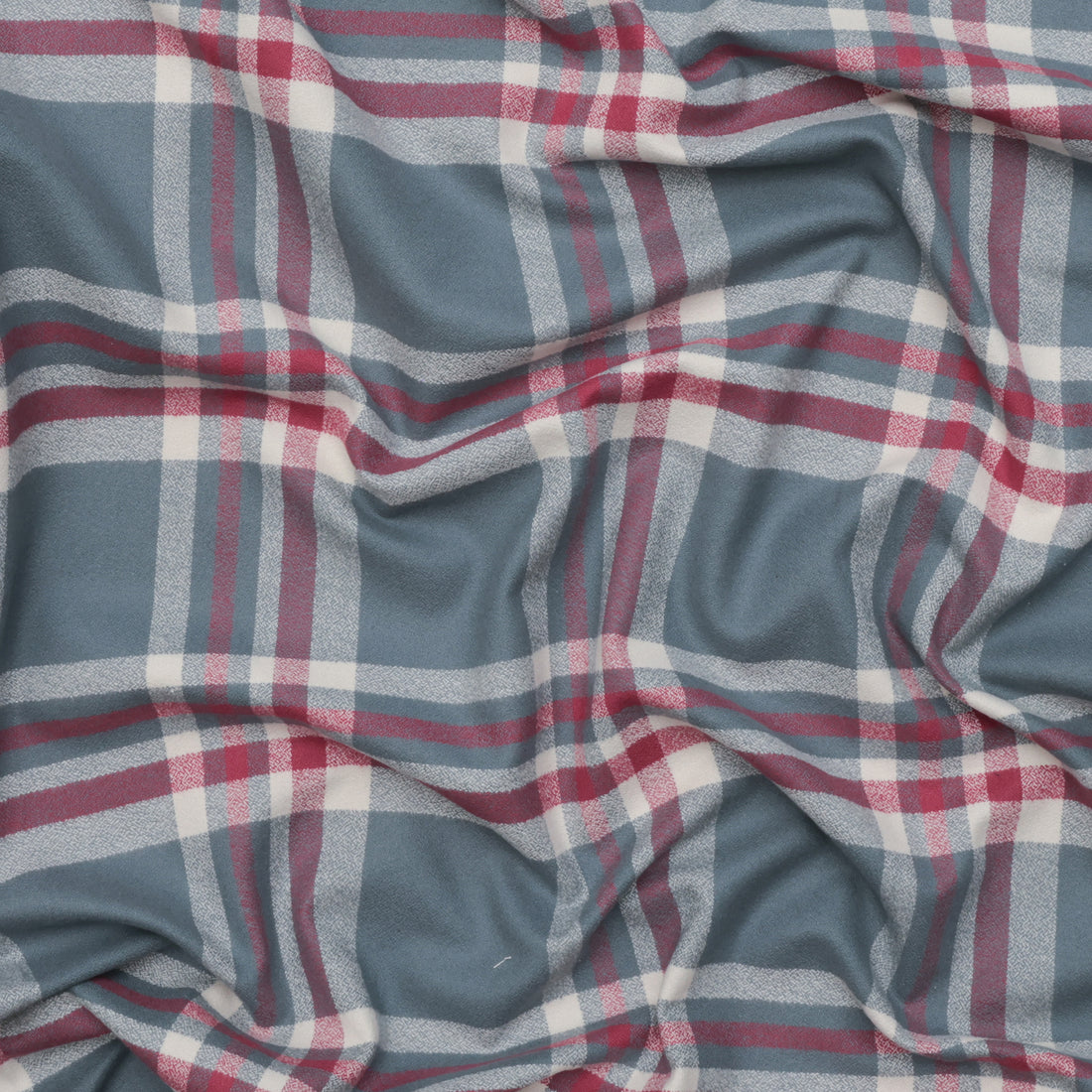 Cotton - Mammoth Flannel - Plaid - Dolphin