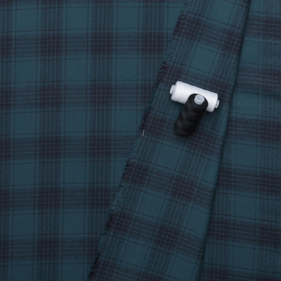 Cotton - Mammoth Flannel - Plaid - Pacific
