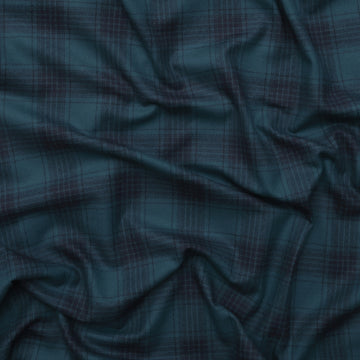 Cotton - Mammoth Flannel - Plaid - Pacific
