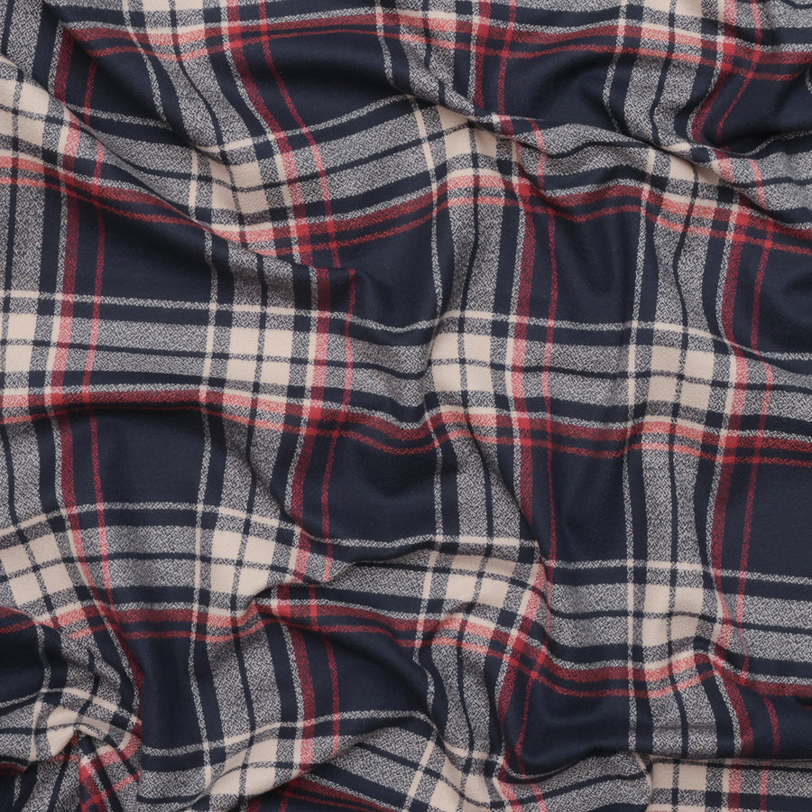 Cotton - Mammoth Flannel - Plaid - Nautical