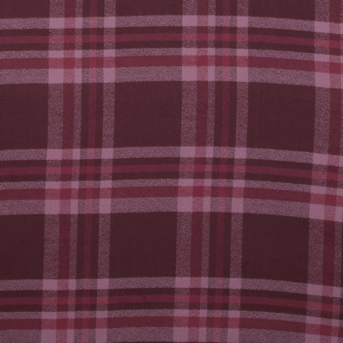 Cotton - Mammoth Flannel - Plaid - Aubergine
