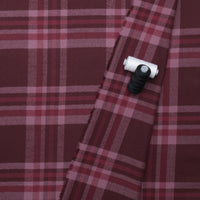 Cotton - Mammoth Flannel - Plaid - Aubergine
