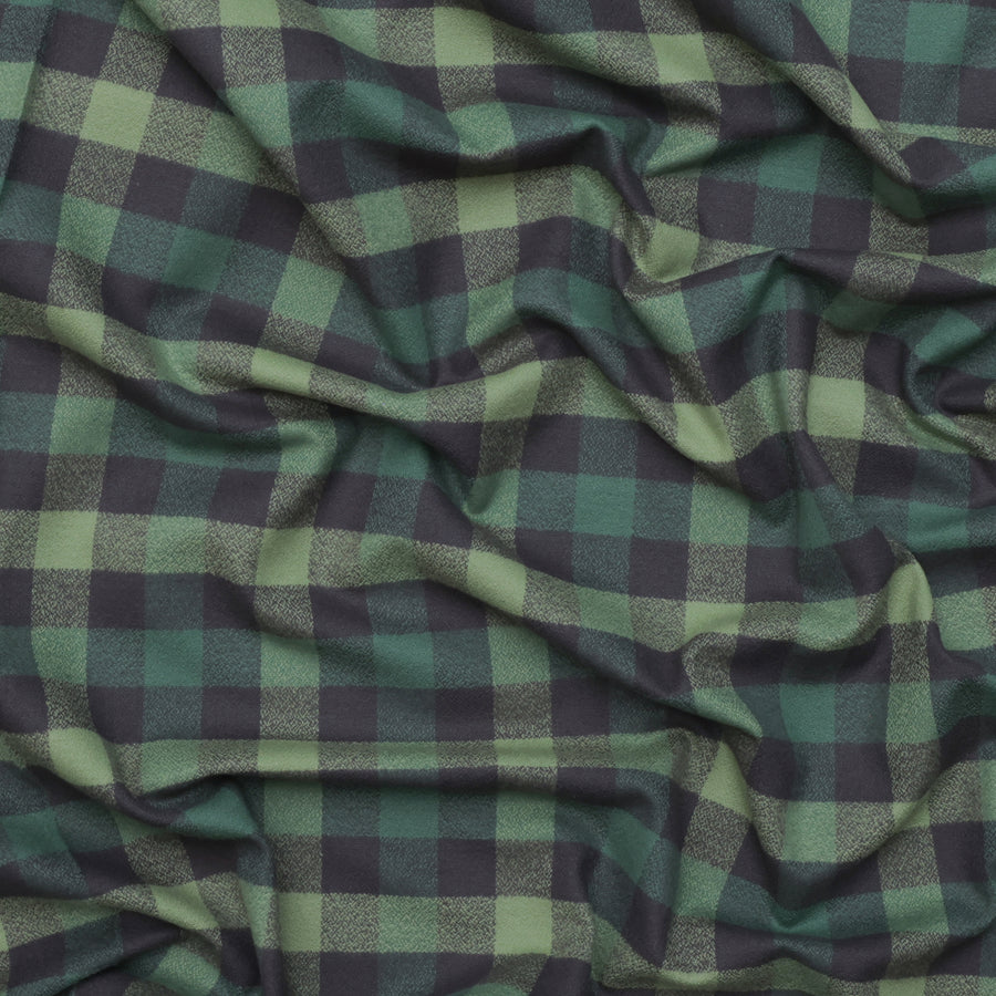 Cotton - Mammoth Flannel - Plaid - Sage