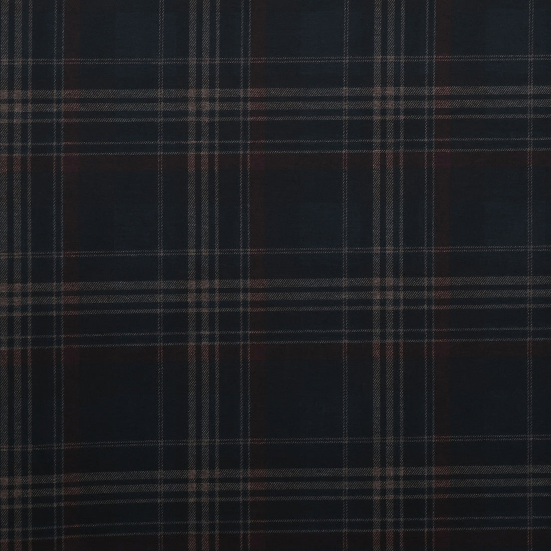 Poly Blend - Ponte De Roma - Plaid - Navy