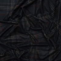 Poly Blend - Ponte De Roma - Plaid - Navy