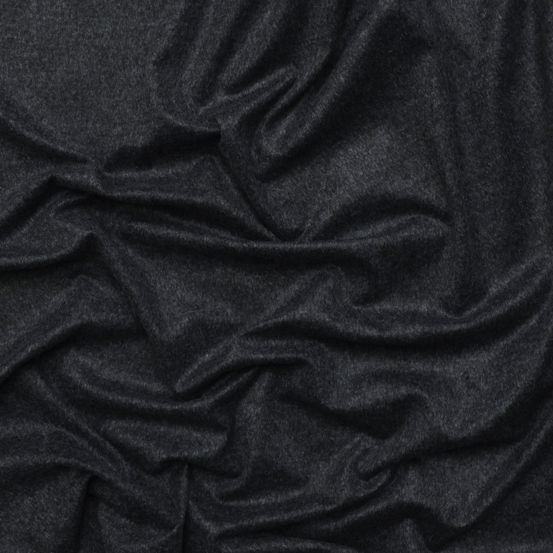 Poly Blend - Ponte De Roma - Solid - Black Grey Mix