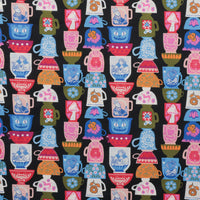 Ruby Star - Cotton - Hello Alice - Tea Party - Black