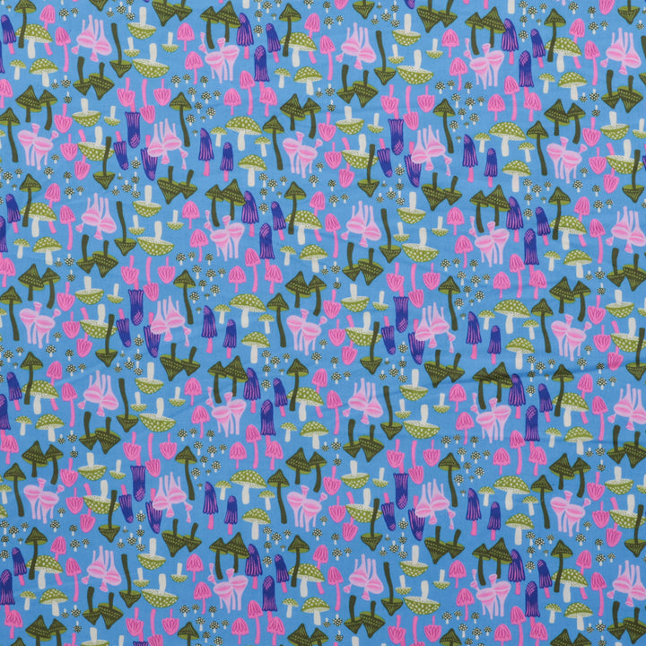 Ruby Star - Cotton - Hello Alice - Mushroom Land - Lindley Blue