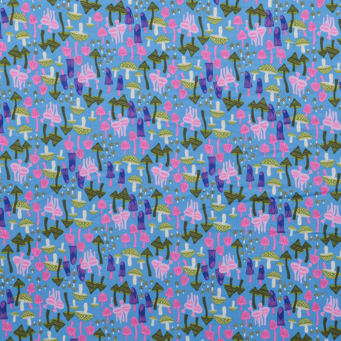 Ruby Star - Cotton - Hello Alice - Mushroom Land - Lindley Blue
