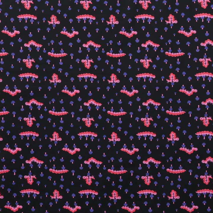 Ruby Star - Cotton - Hello Alice - Caterpillar - Black