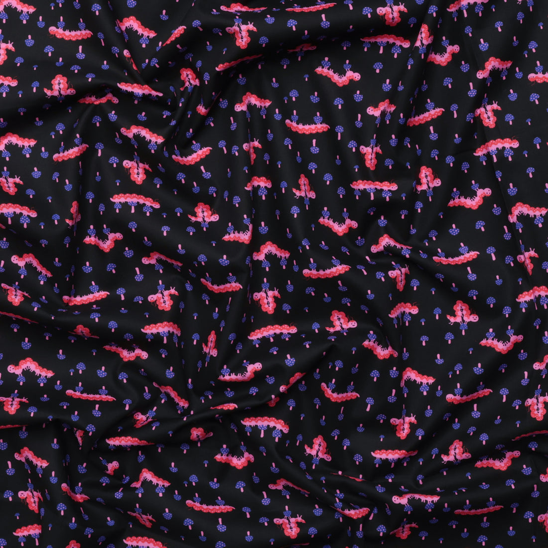 Ruby Star - Cotton - Hello Alice - Caterpillar - Black