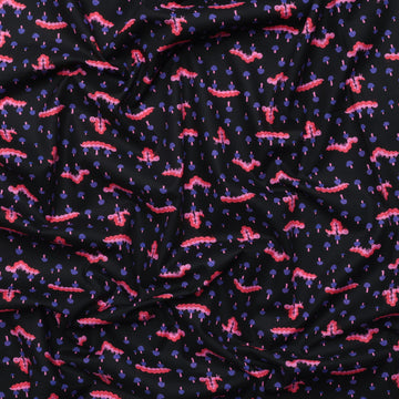 Ruby Star - Cotton - Hello Alice - Caterpillar - Black