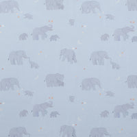 Moda - Cotton - To The Moon And Back - Elephant Baby - Sky