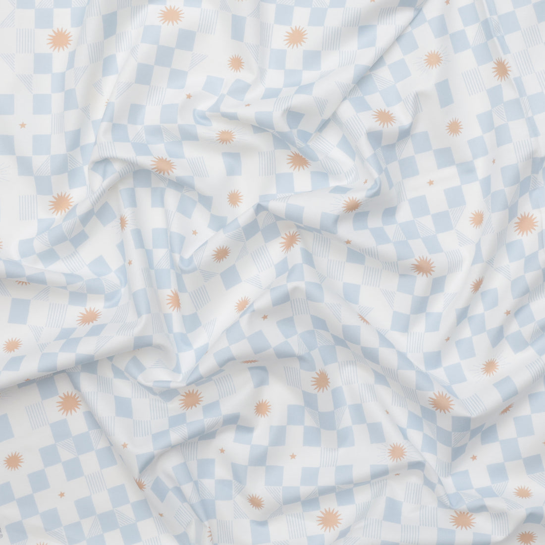 Moda - Cotton - To The Moon And Back - Stars and Blocks - Sky