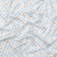 Moda - Cotton - To The Moon And Back - Stars and Blocks - Sky