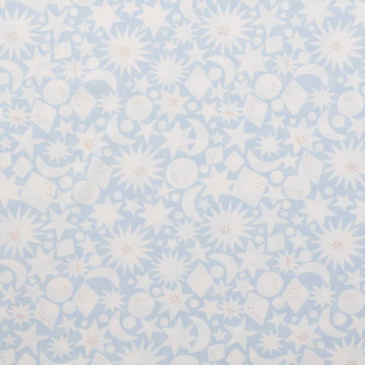 Moda - Cotton - To The Moon And Back - Starbursts -  Sky