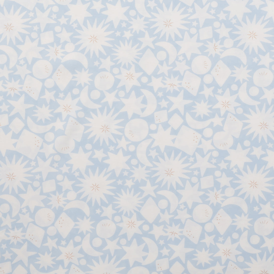 Moda - Cotton - To The Moon And Back - Starbursts -  Sky