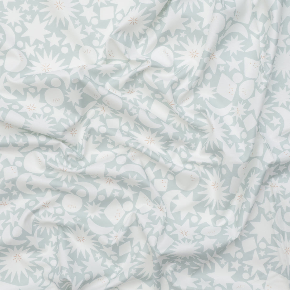 Moda - Cotton - To The Moon And Back - Starbursts - Grass