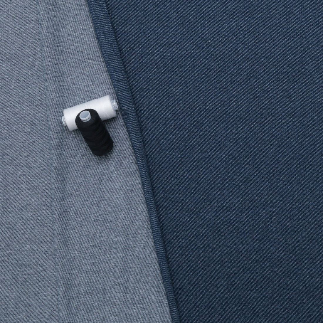 Cotton - Denim Knit - Blue