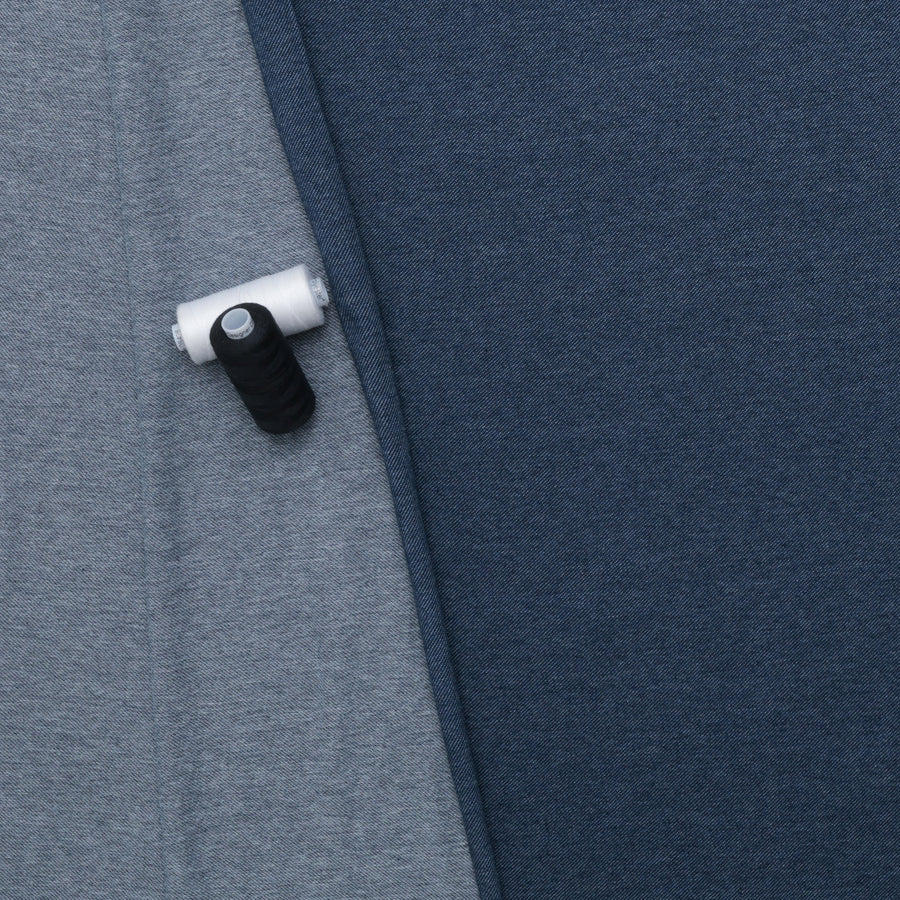 Cotton - Denim Knit - Blue