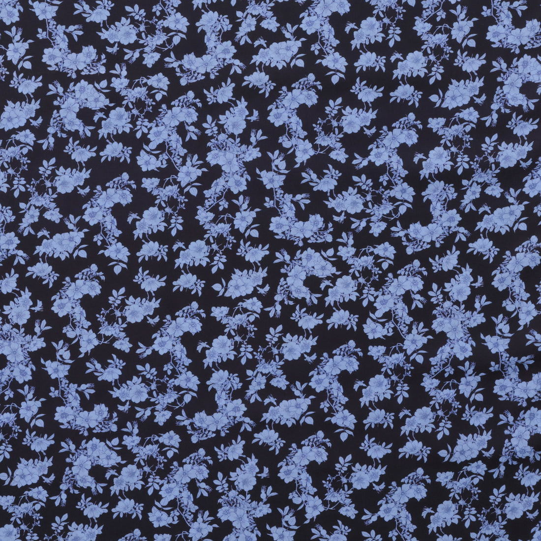 Figo - Rayon - Rosa - Tonal Floral - Blue
