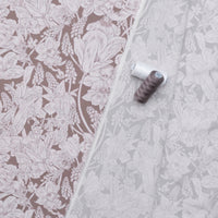 Figo - Rayon - Rosa - Garden - Taupe
