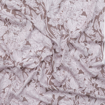 Figo - Rayon - Rosa - Garden - Taupe