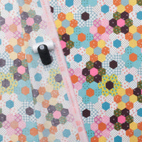 Ruby Star - Cotton - Catnap - Flower Garden - Turquoise