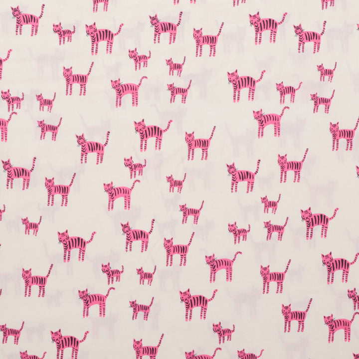 Ruby Star - Cotton - Catnap - Tiger Stripes - Playful