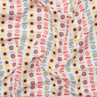 Ruby Star - Canvas - Catnap - Daisy Stripe - Natural
