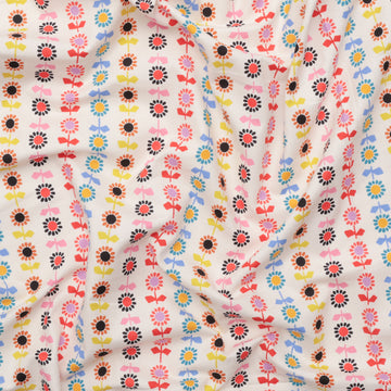 Ruby Star - Canvas - Catnap - Daisy Stripe - Natural