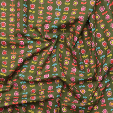 Ruby Star - Canvas - Catnap - Daisy Stripe - Sarah Green