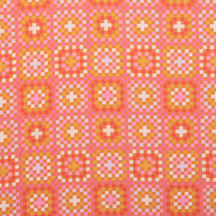 Ruby Star - Rayon - Catnap - Granny Square - Caramel