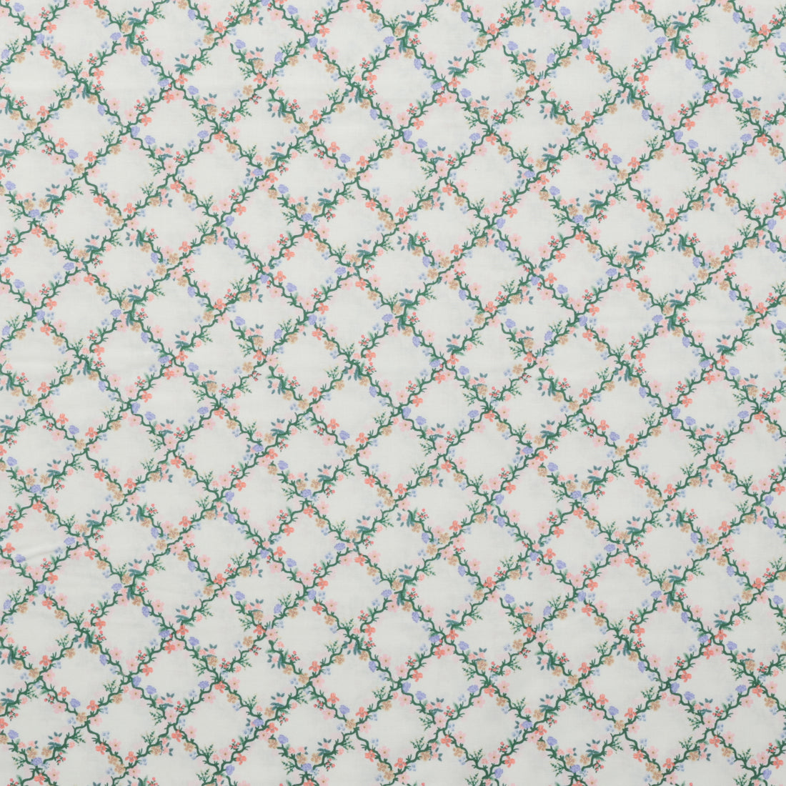 Rifle Paper Co - Cotton - Easter II - Floral Trellis - Cream