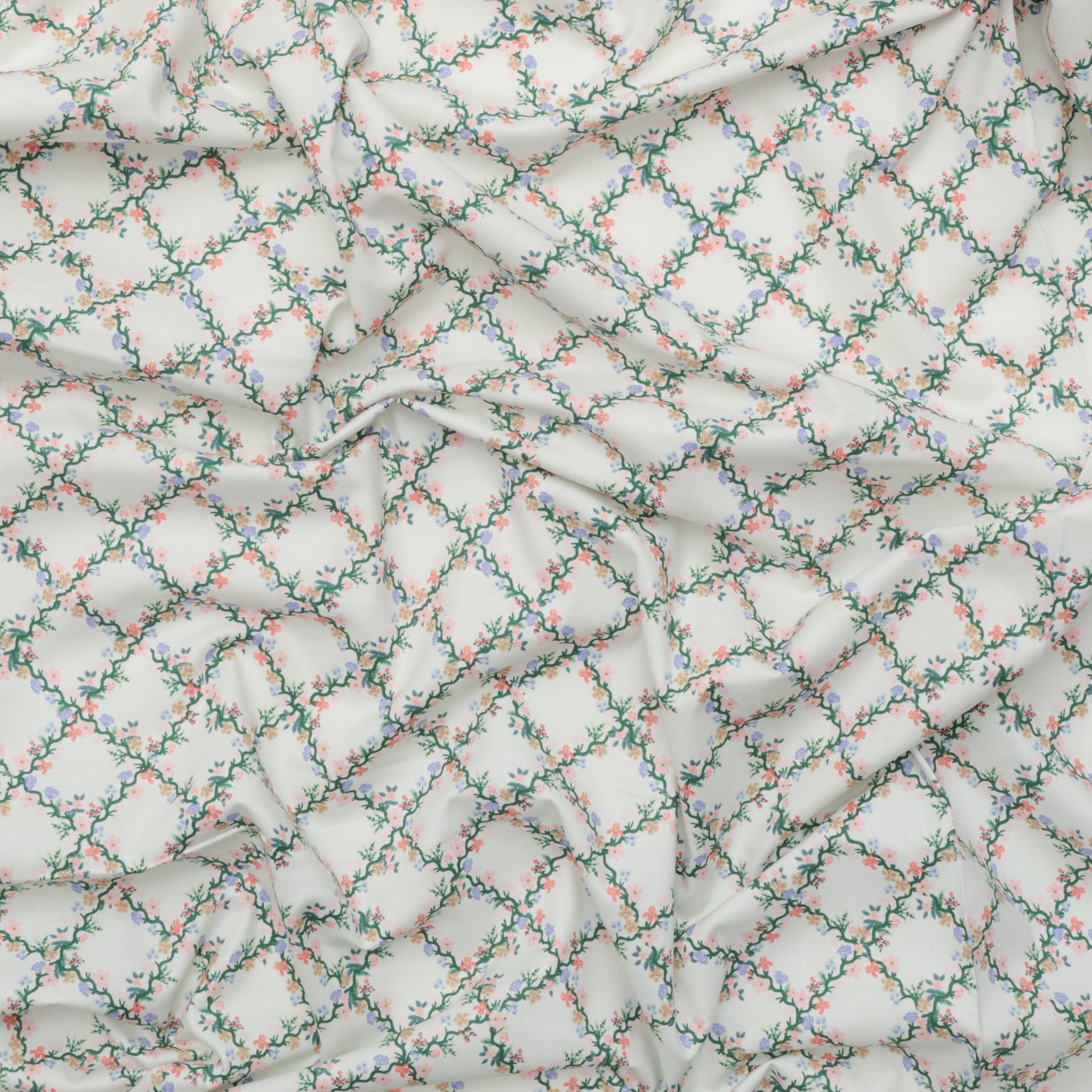 Rifle Paper Co - Cotton - Easter II - Floral Trellis - Cream – RICK ...