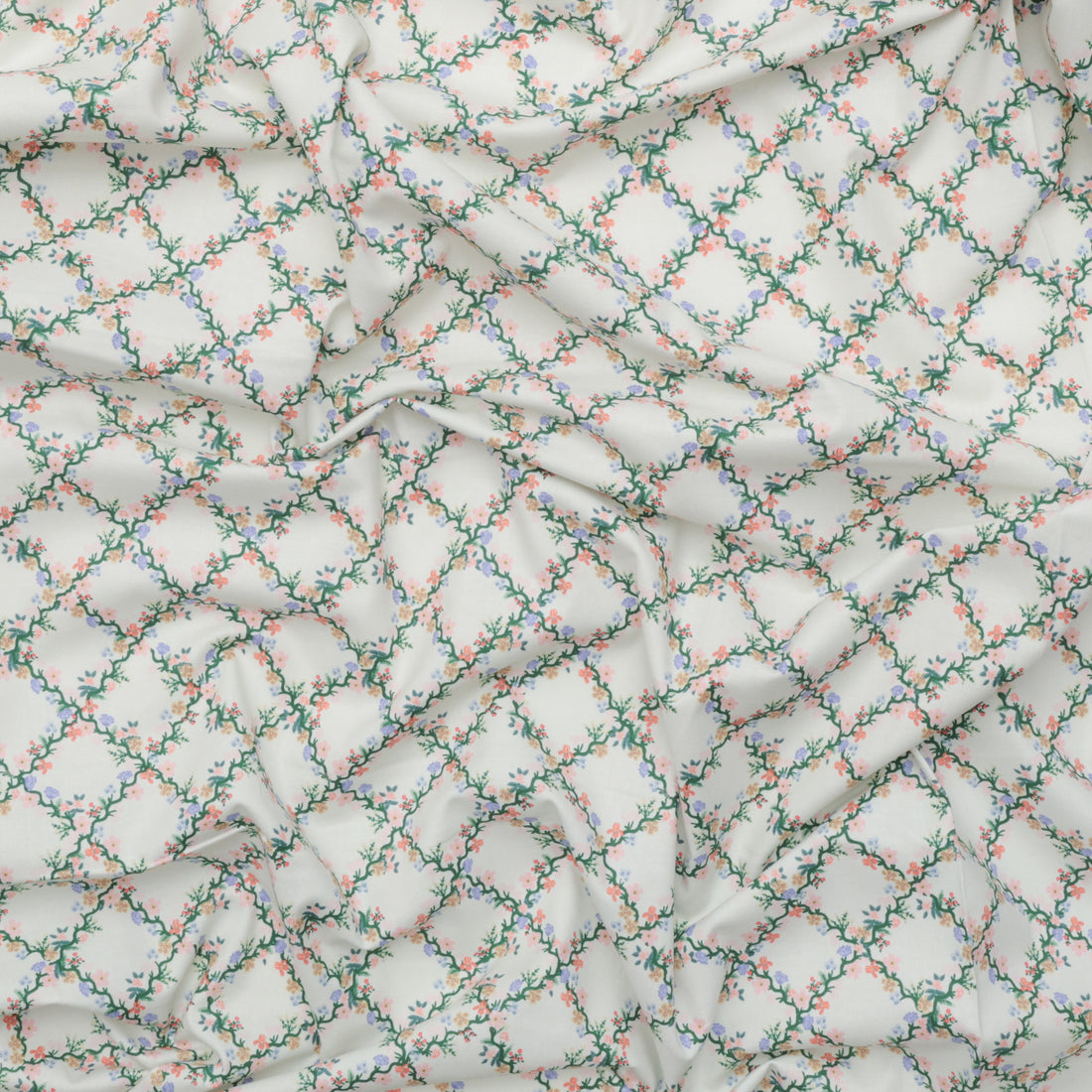 Rifle Paper Co - Cotton - Easter II - Floral Trellis - Cream