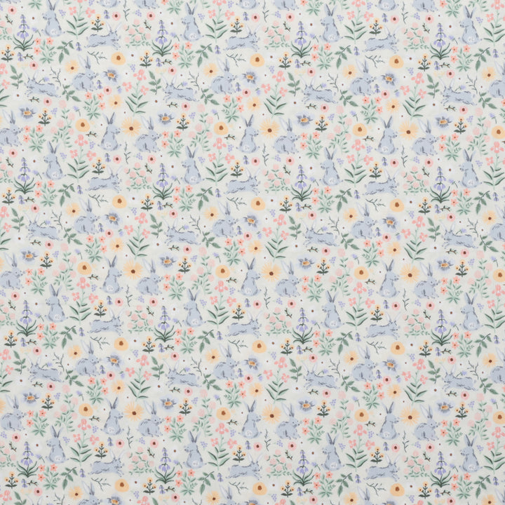 Rifle Paper Co - Cotton - Easter II - Bunny Floral - Cream