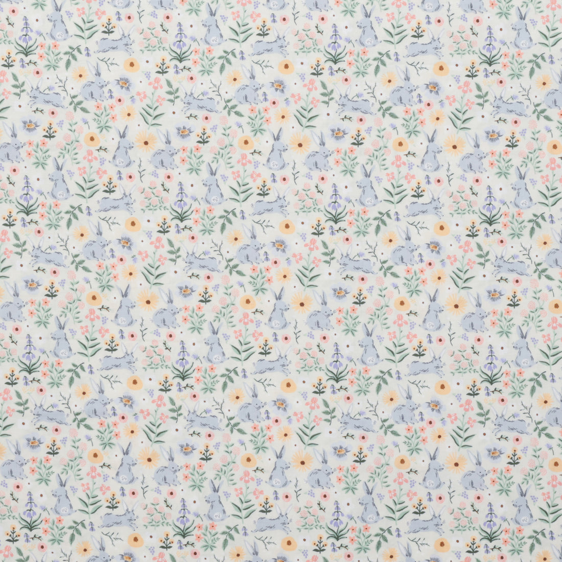 Rifle Paper Co - Cotton - Easter II - Bunny Floral - Cream