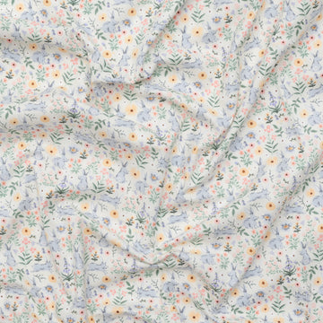 Rifle Paper Co - Cotton - Easter II - Bunny Floral - Cream