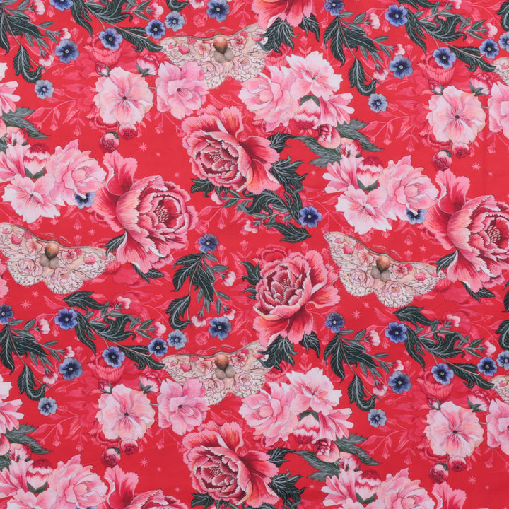 Maria Matos - Cotton - Nocturnal Creatures - Blossom Moth - Red