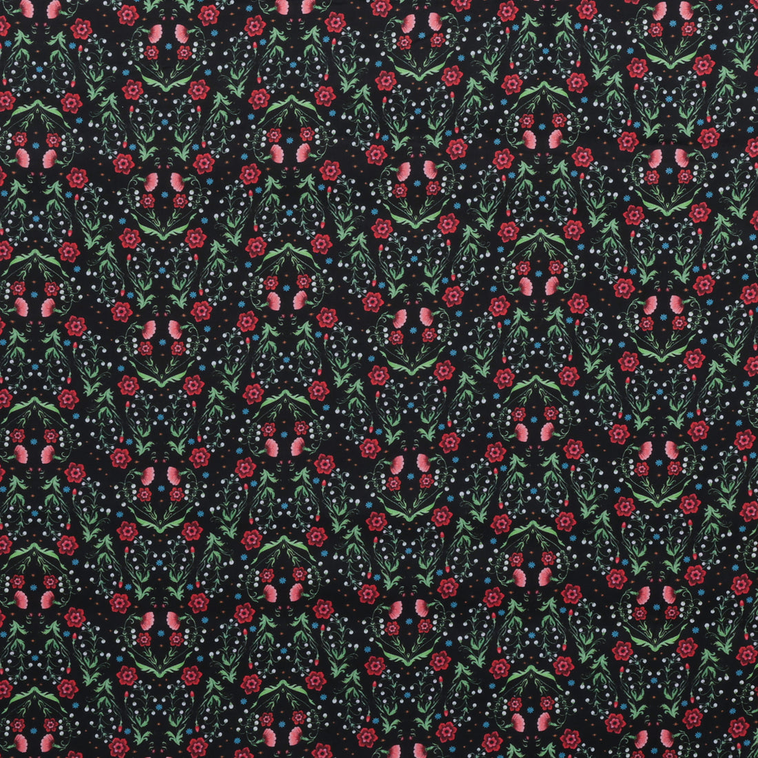 Maria Matos - Cotton - Nocturnal Creatures - Victorian Garden - Black