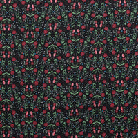 Maria Matos - Cotton - Nocturnal Creatures - Victorian Garden - Black