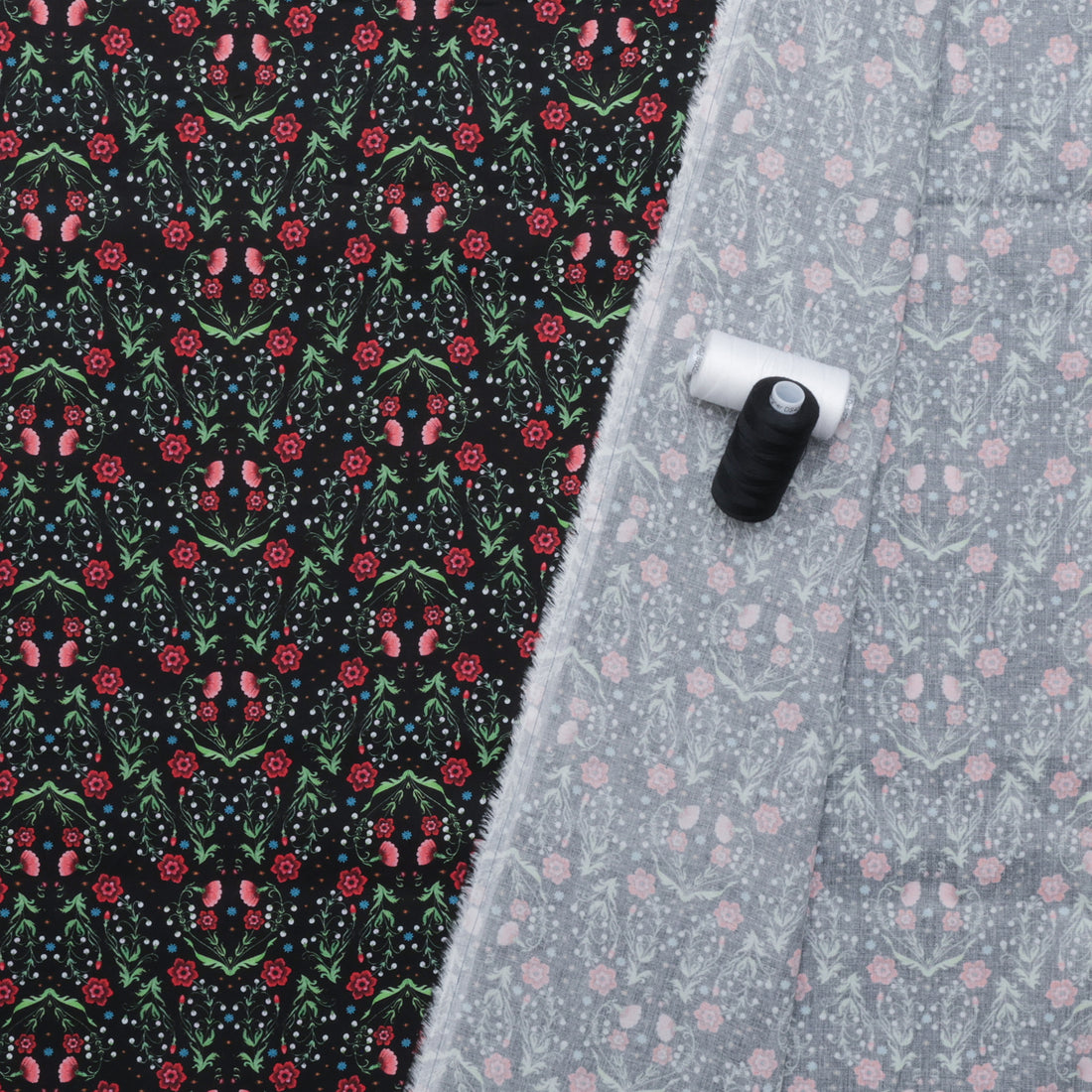 Maria Matos - Cotton - Nocturnal Creatures - Victorian Garden - Black