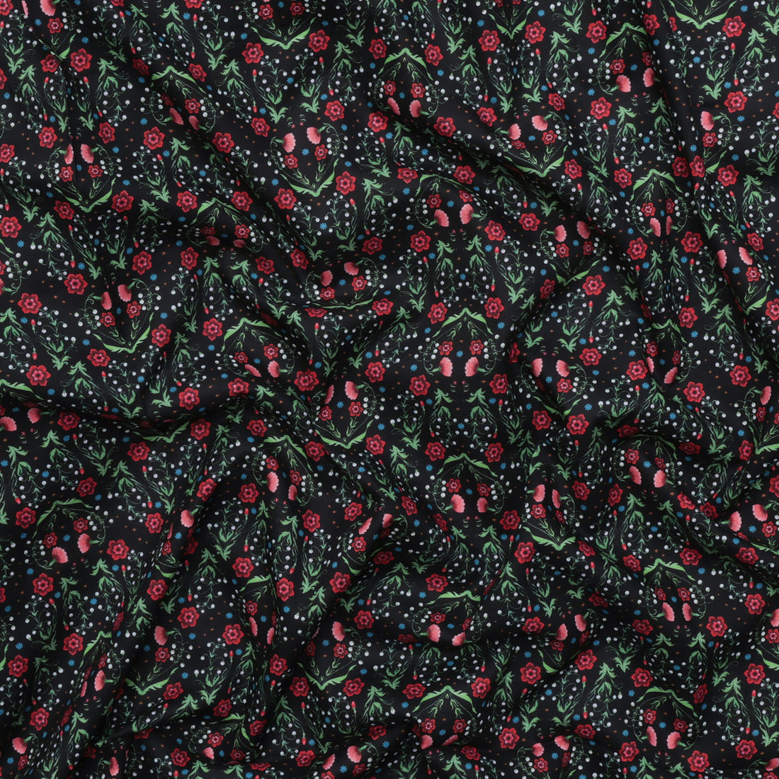 Maria Matos - Cotton - Nocturnal Creatures - Victorian Garden - Black