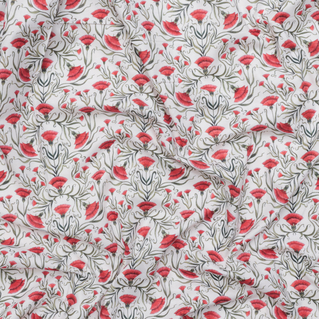 Maria Matos - Cotton - Nocturnal Creatures - Carnation - White