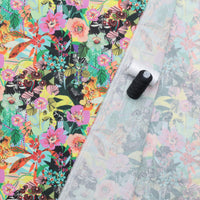 Kitty McCall - Cotton - Vibrant Botanica - Flower Garden - Jungle